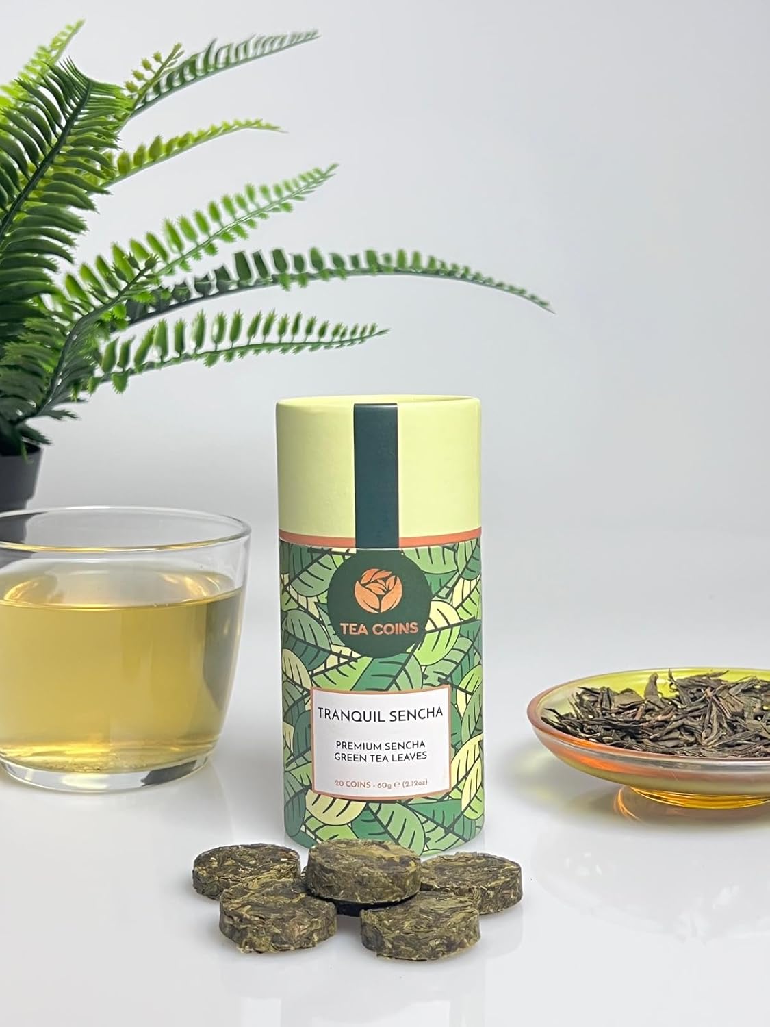 Tea Coins Sencha Green Tea  – 60g (20 Tea Coins)