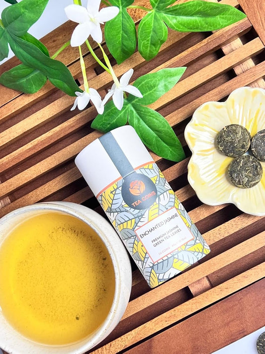 Tea Coins Enchanted Jasmine Green 60g (20 Tea Coins)