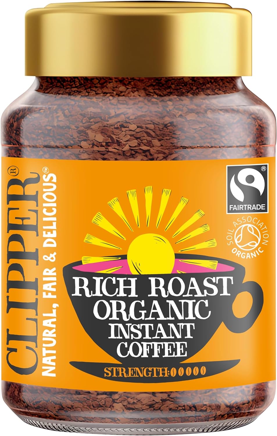 Clipper Organic Papua New Guinea Rich Roast Arabica Coffee 100g