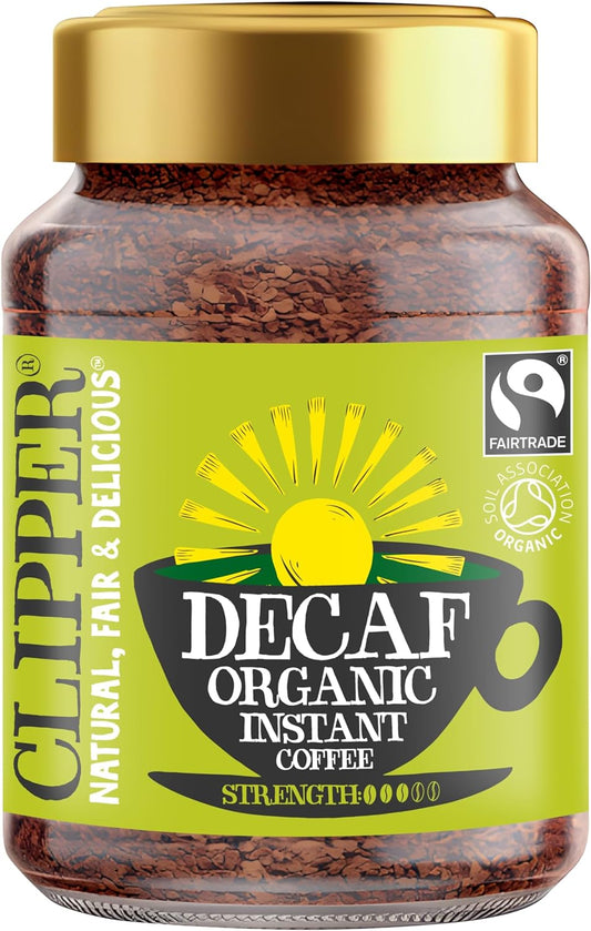 Clipper Fairtrade Super Special Decaf Organic Arabica Coffee 100g Pack of 2