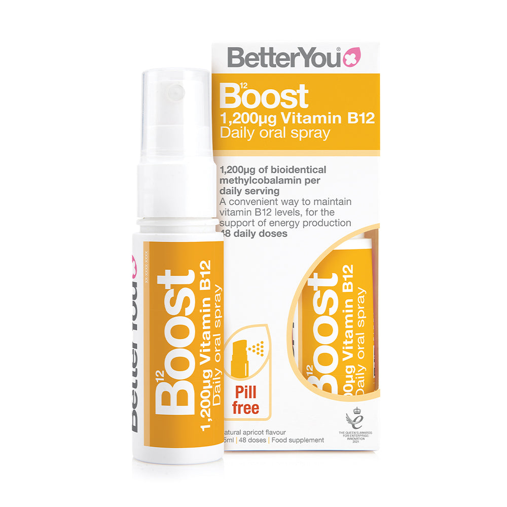 BetterYou Boost B12 Daily Oral Energy Spray Vegan (Pack of 6)
