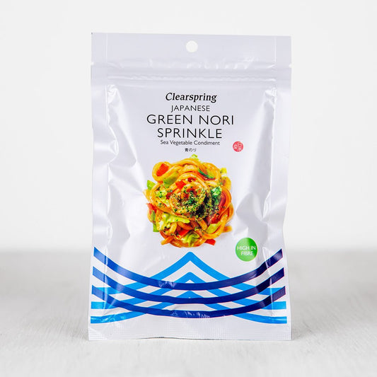 Clearspring Japanese Green Nori Sprinkle Sea Vegetable Condiment 20g Pack of 4