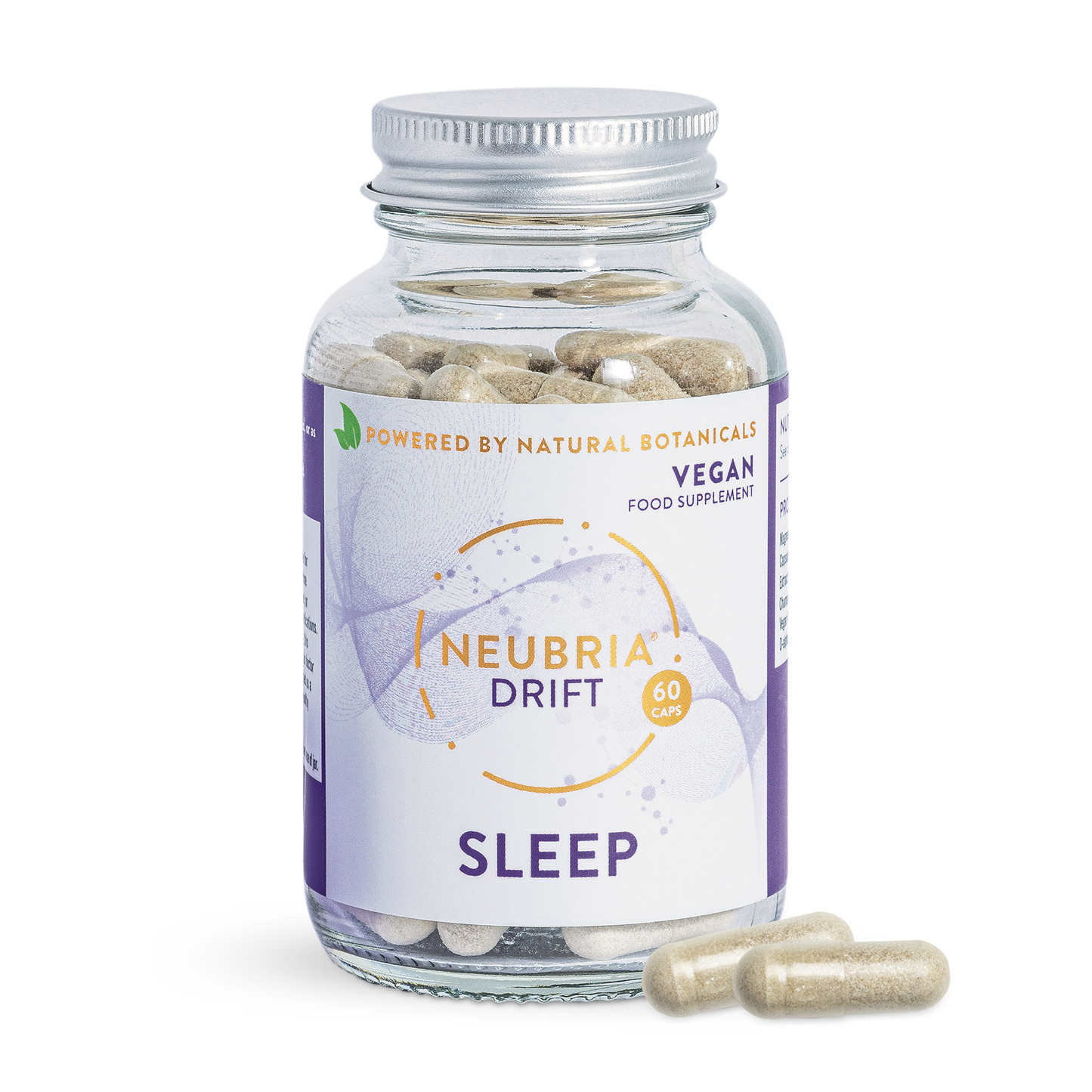 Neubria Drift Natural Sleep Aid Supplement 60 Capsules