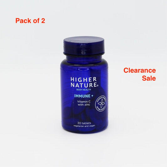 Higher Nature Immune + 30 Tablets Pack of 2 (2 x 30 Tabs) **CLEARANCE SALE***