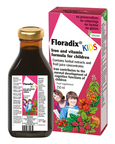 Floradix Kids Liquid Iron and Vitamin Formula for Children 250ml