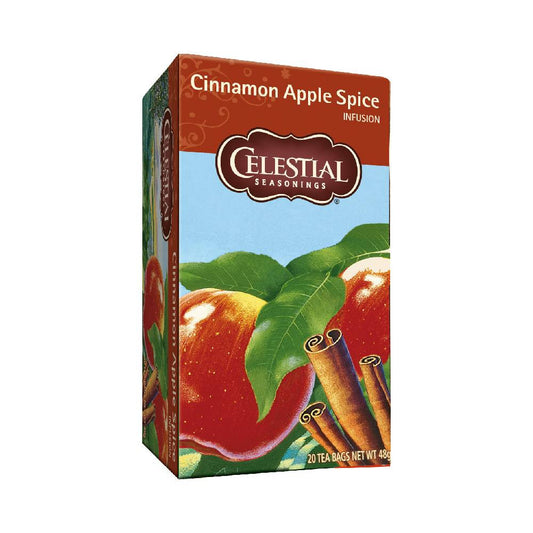 Celestial Seasonings Cinnamon Apple Spice Tea 20 Bags Pack of 6