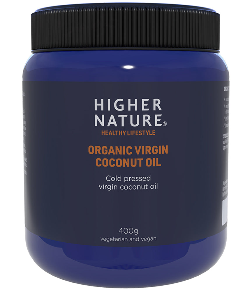 Higher Nature Organic Virgin Coconut Oil Cold pressed 400g