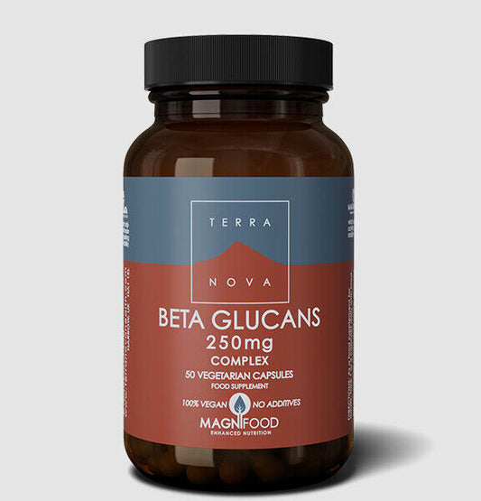 Terranova Beta Glucans 250mg Complex 50 Vegetarian Capsules