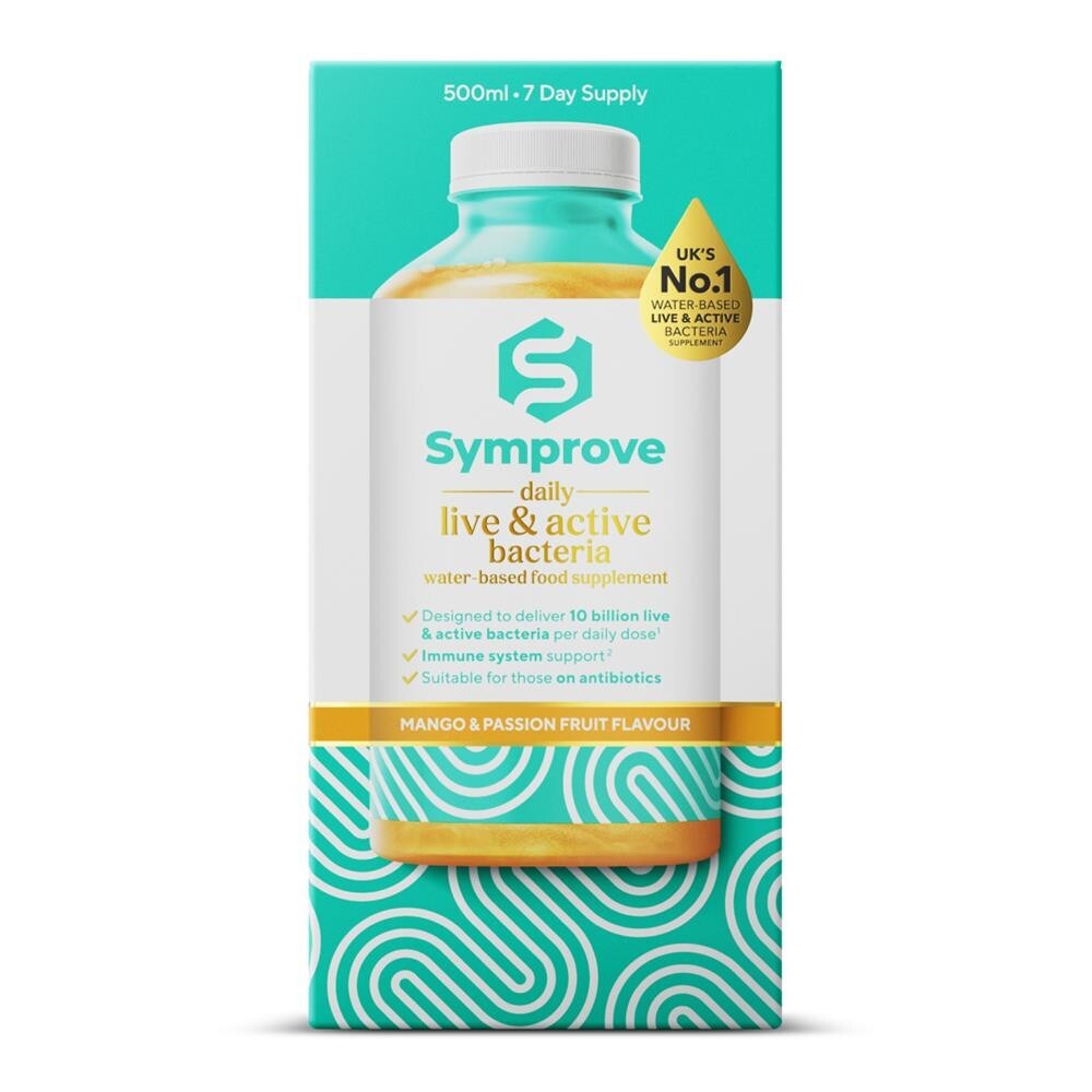 Symprove Daily Live Active Bacteria Mango & Passion Fruit Flavour 500ml