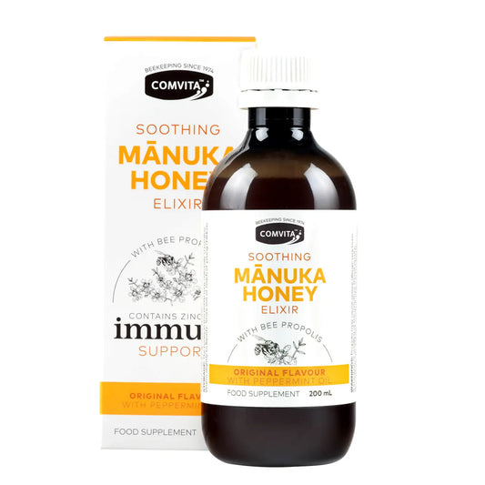 Comvita Soothing Immune Support Manuka Honey & Propolis Elixir 200ml