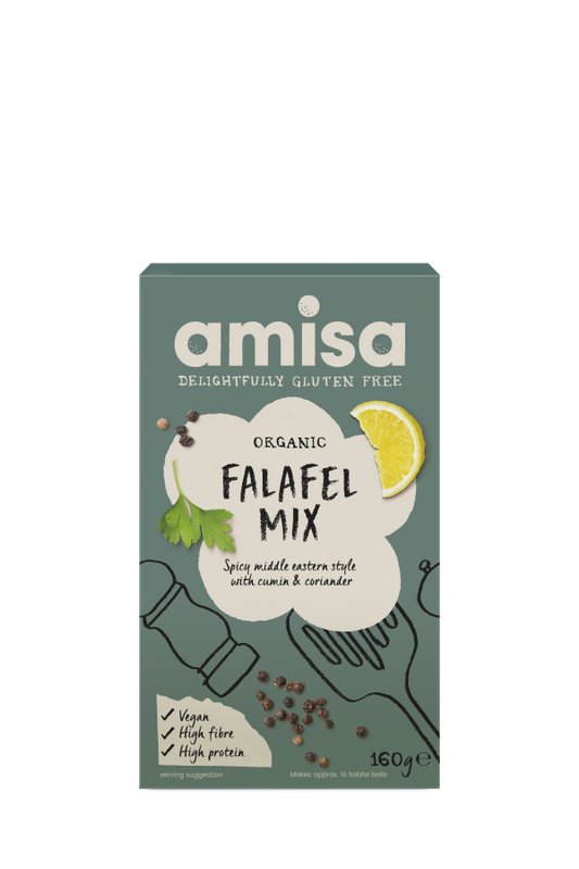 Amisa Organic Gluten Free Falafel Mix 160g Pack of 4