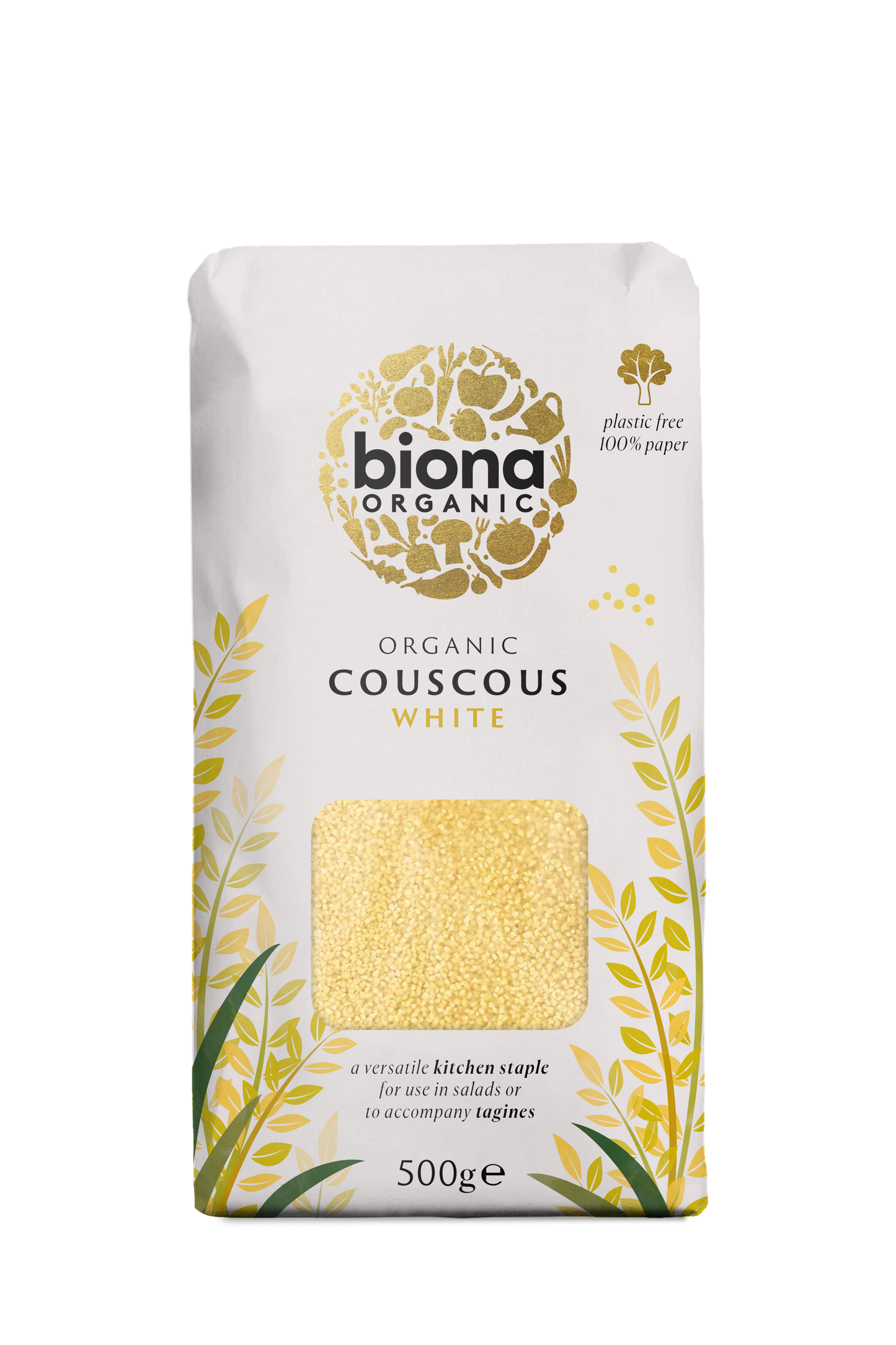 Biona Organic Cous Cous 500g Pack of 2