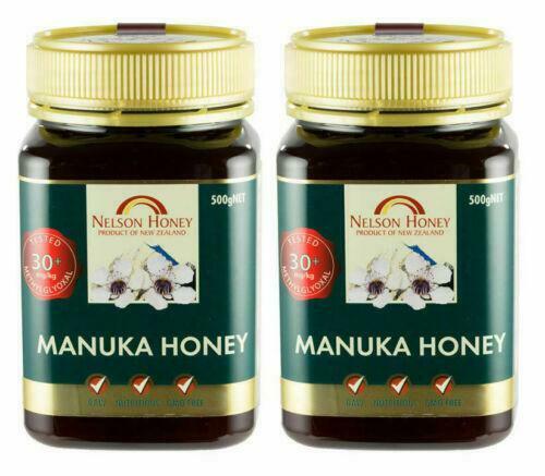 Nelson Honey Manuka Honey MG30+ 500g TWIN PACK - 2 x 500g (1KG total)