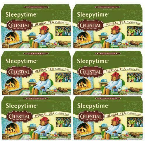 Celestial Seasonings Sleepytime Tea 20 Bags (Pack of 6) Herbal Infusion