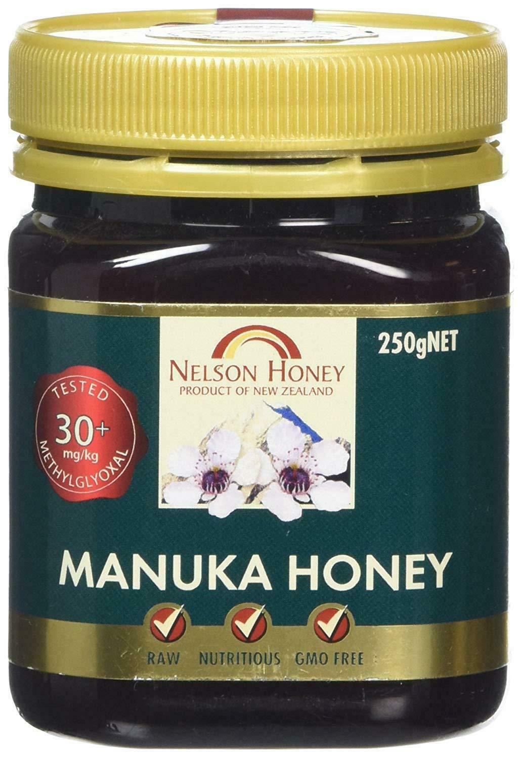 Nelson Honey Manuka Honey MG30+ 250 Grams New Zealand Honey