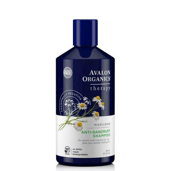 Avalon Organics Anti-Dandruff Shampoo 414ml Vegan Biodegradable Paraben Free