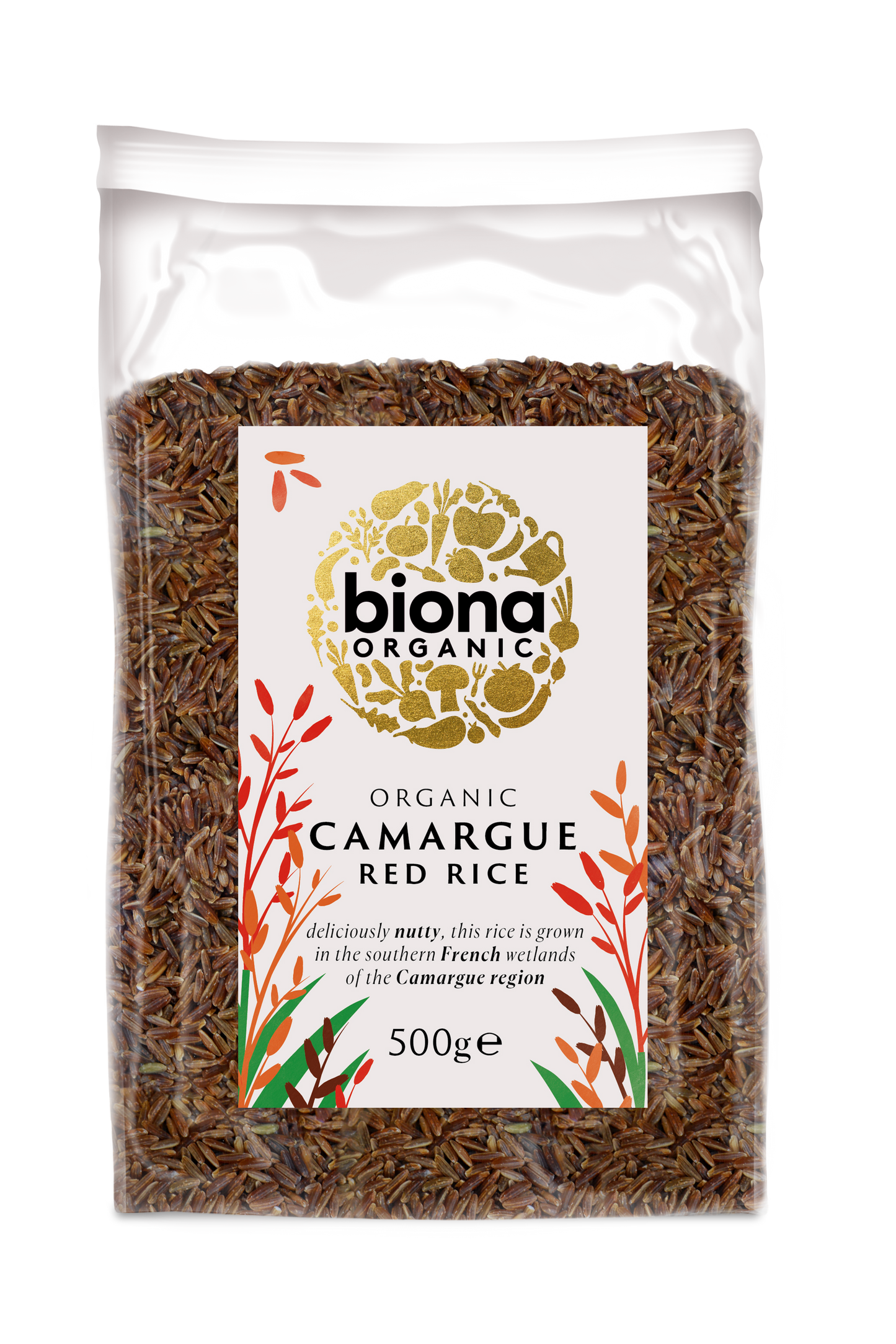 Biona Red Camargue Rice Organic 500g Pack of 2