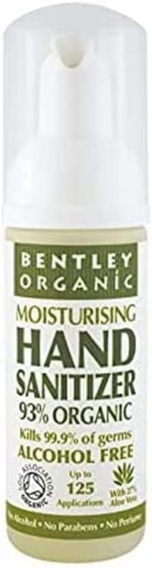 Bentley Organic Moisturising Hand Sanitizer 50ml Pack of 4