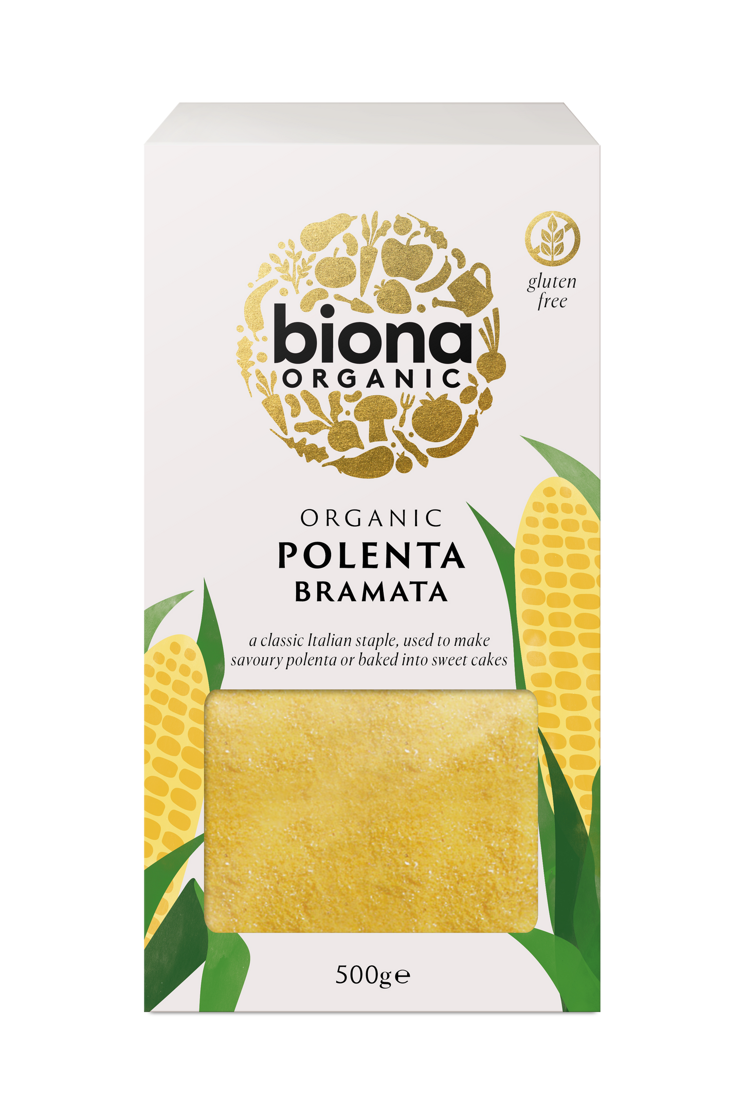 Biona Organic Polenta 500g Pack of 4