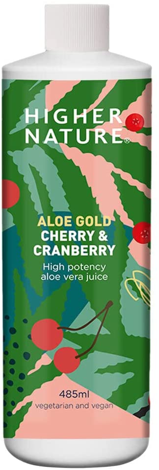 Higher Nature Aloe Gold Cherry & Cranberry 485ml