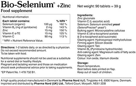 Pharma Nord Bio Selenium & Zinc 90 tablets