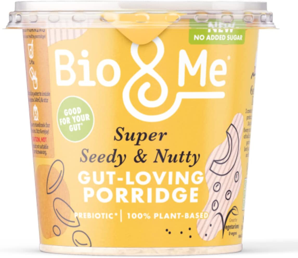 Bio&Me Super Seedy & Nutty Gut-Loving Porridge Pot Pack of 8