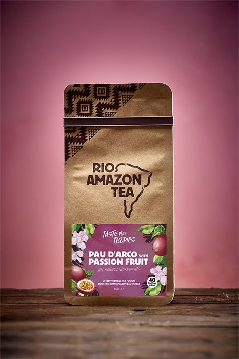 Rio Amazon Taste The Tropics Pau d'Arco & Passion Fruit 40 Teabags