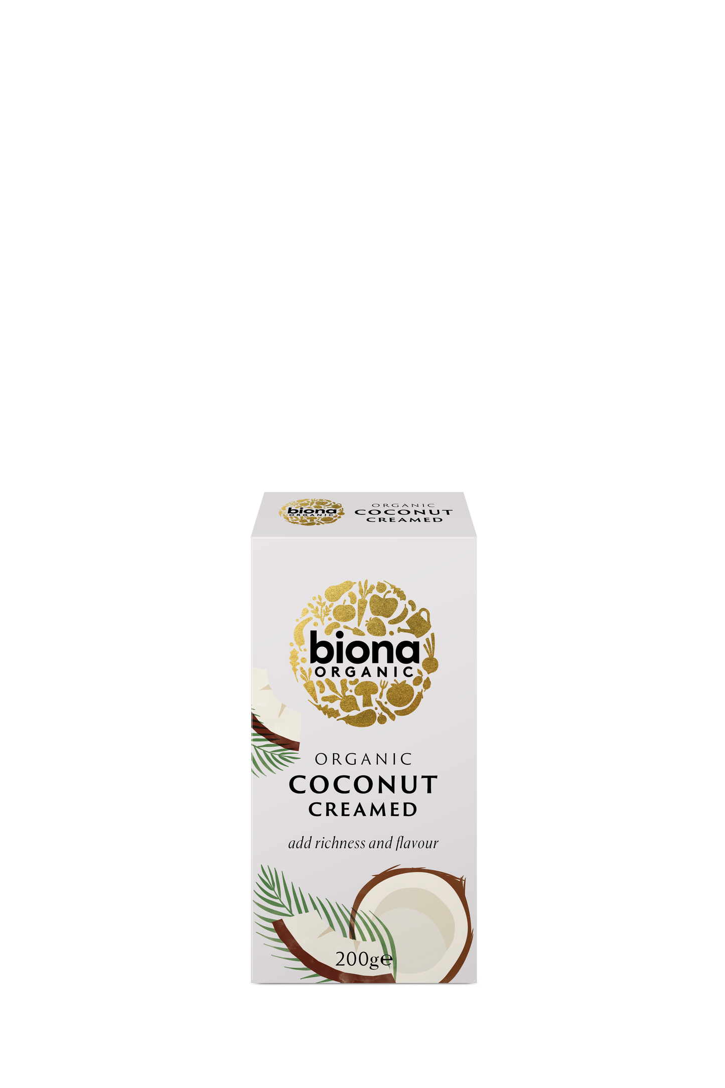 Biona Organic Creamed Coconut 200g Pack of 6