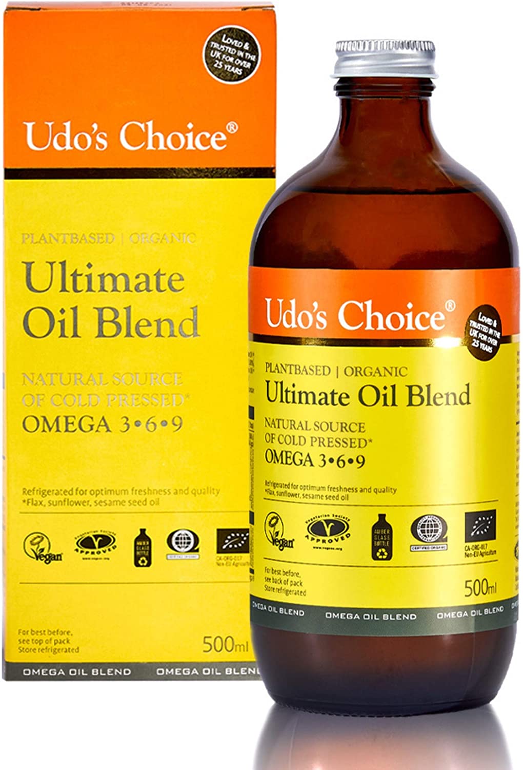 Udos Choice Ultimate Oil Blend Organic 500ml