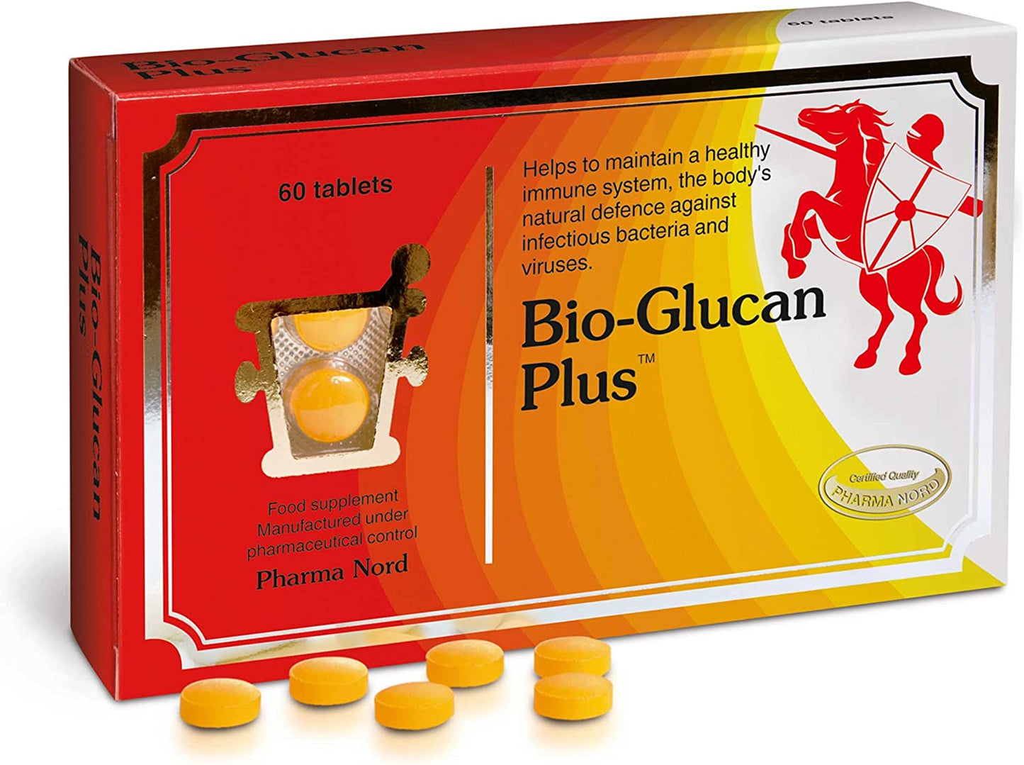 Pharma Nord Bio-Glucan Plus 60 Tablets Beta Glucan Supplement