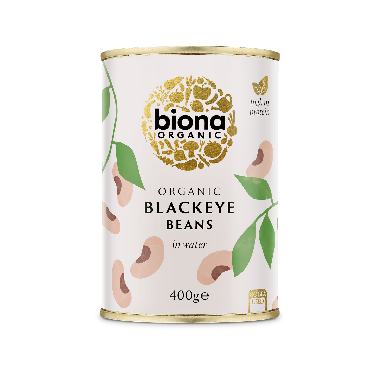 Biona Organic Blackeye Beans 400g Pack of 6