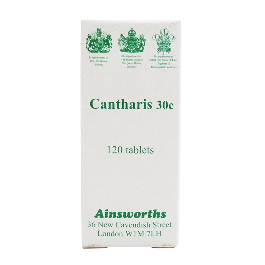 Ainsworths Cantharis 30C Single Counter Remedy 120 tabs