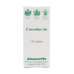 Ainsworths Cocculus 30C Single Counter Remedy 120 tabs