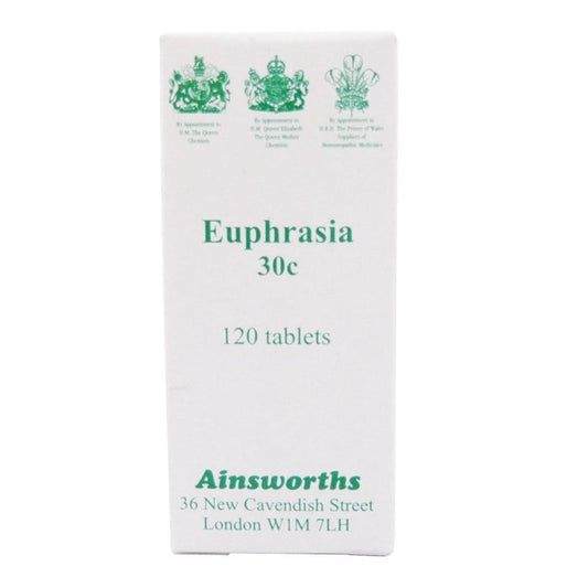 Ainsworths Euphrasia 30C Single Counter Remedy 120 tabs