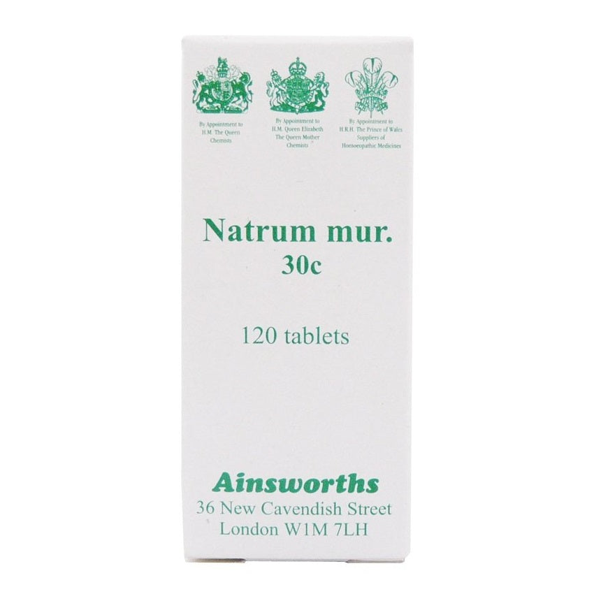 Ainsworths Natrum Mur 30C Single Counter Remedy 120 tabs