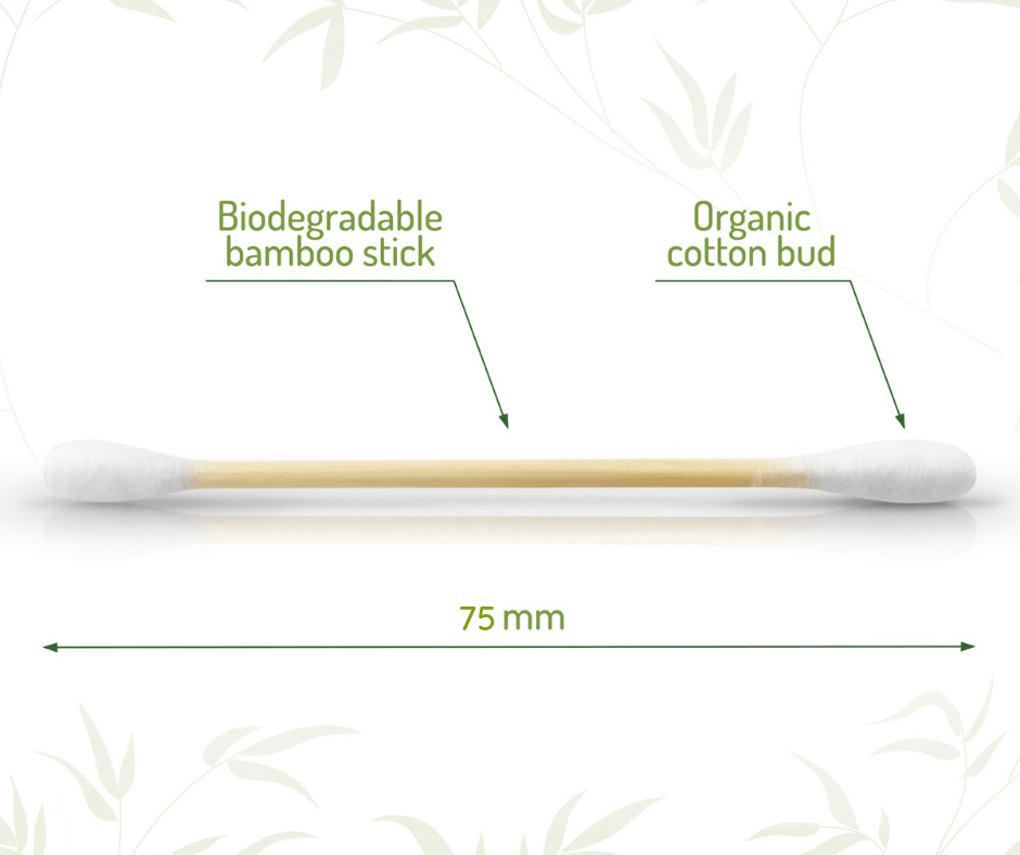 Bambaw 400 Bamboo Cotton Buds Pack of 4