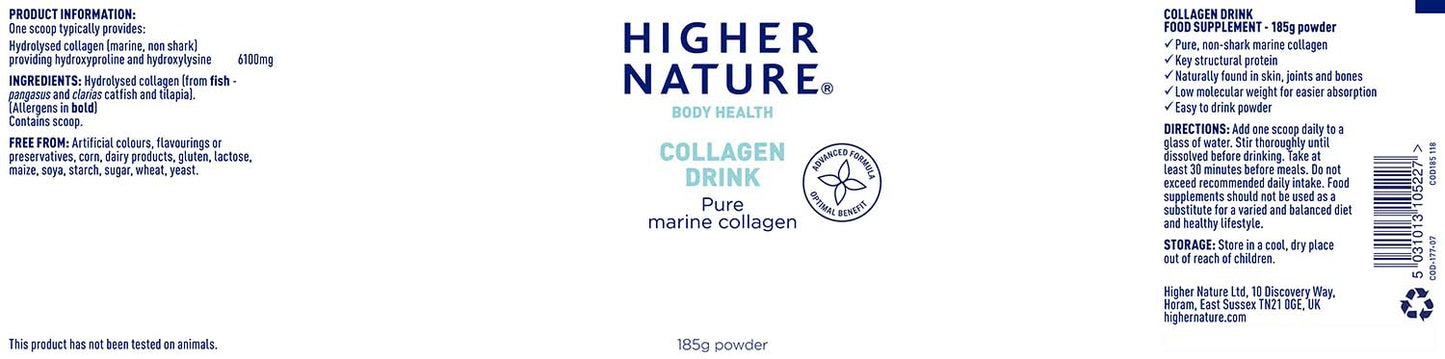 Higher Nature Collagen Drink (formerly known as Collaflex Drink) 185g