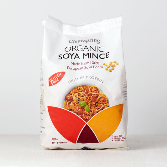 Clearspring Organic Gluten Free Soya Mince Protein 300g -Pack of 4