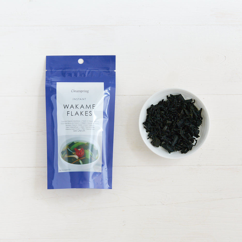 Clearspring Japanese Wakame Flakes - Dried Sea Vegetable Pack of 2