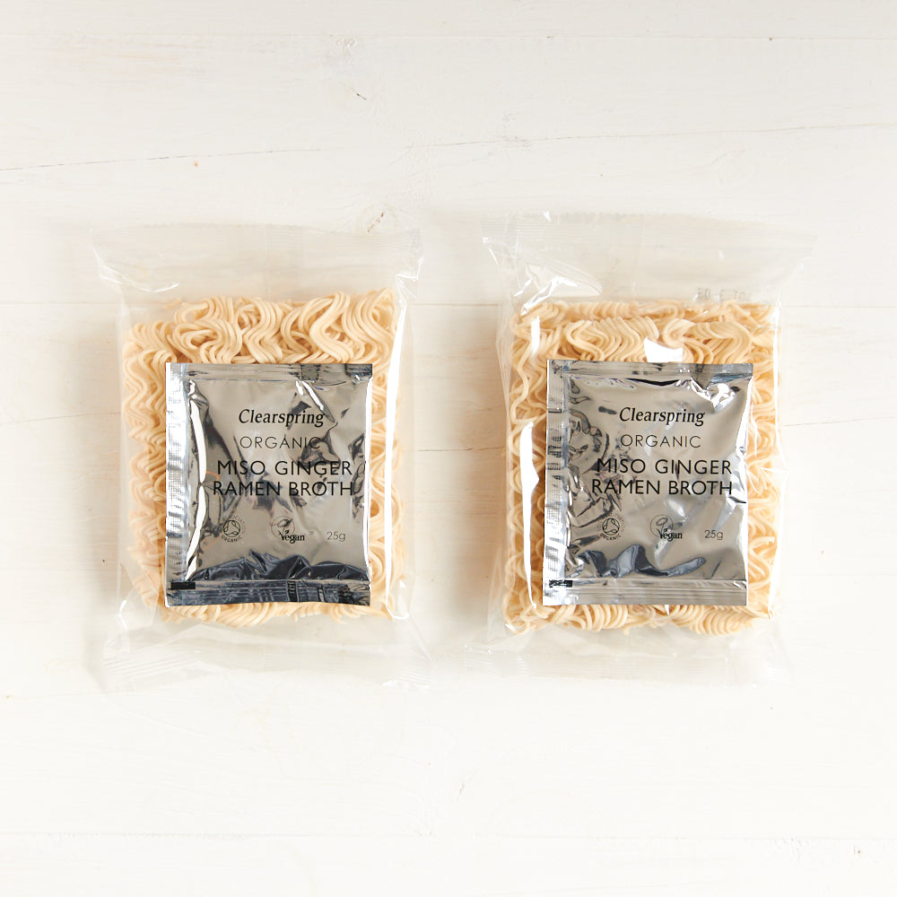 Clearspring Organic Japanese Miso Ramen Noodles 210g Pack of 4