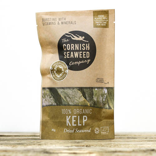 The Cornish Seaweed Company Organic Kelp Seaweed 30g Pack of 4