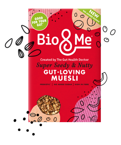 Bio&Me Super Seedy & Nutty Gut-Loving Prebiotic Muesli Pack of 4