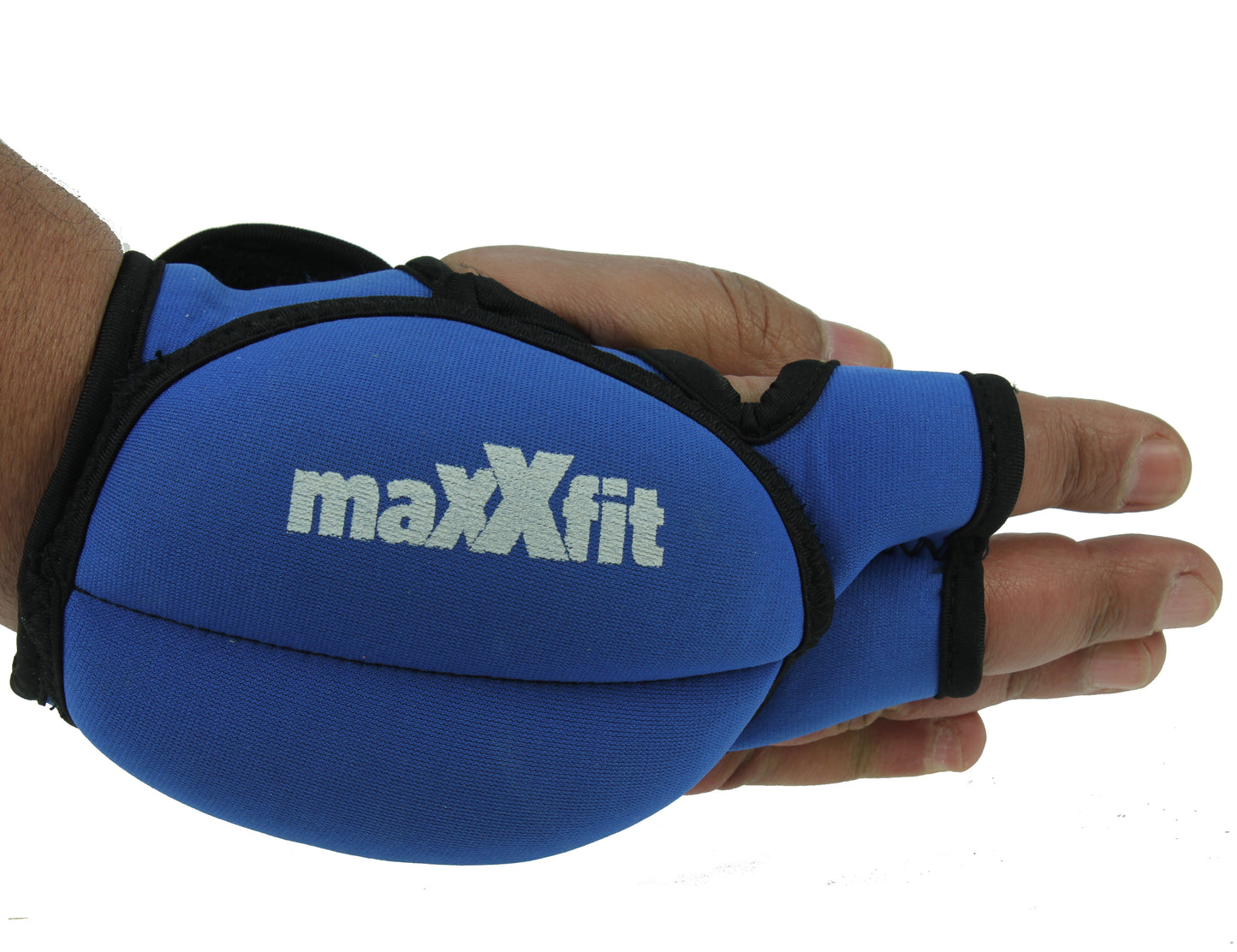Maxxfitt Adjustable Weighted Gloves Strength Running Training Gym 1kg