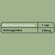 Fushi Wellbeing Organic Ashwagandha 60 Capsules