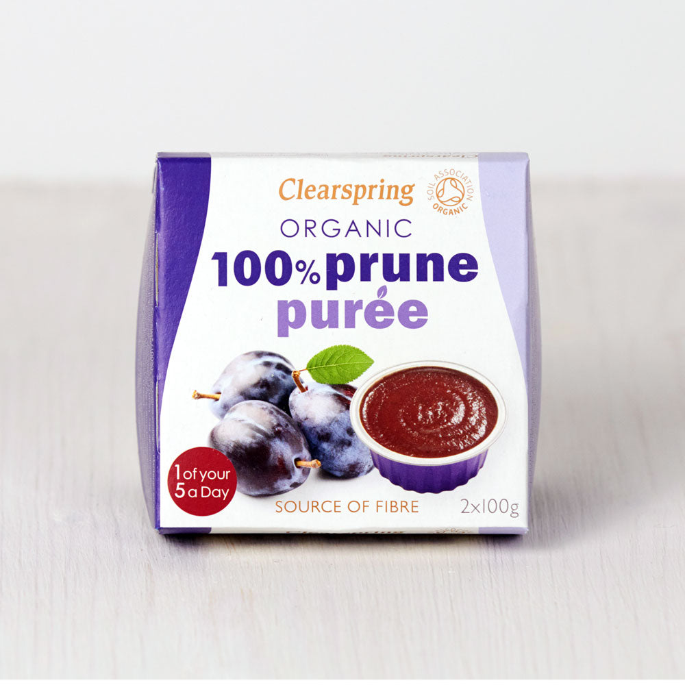 Clearspring Organic 100% Prune Puree 2x 100g Pack of 6