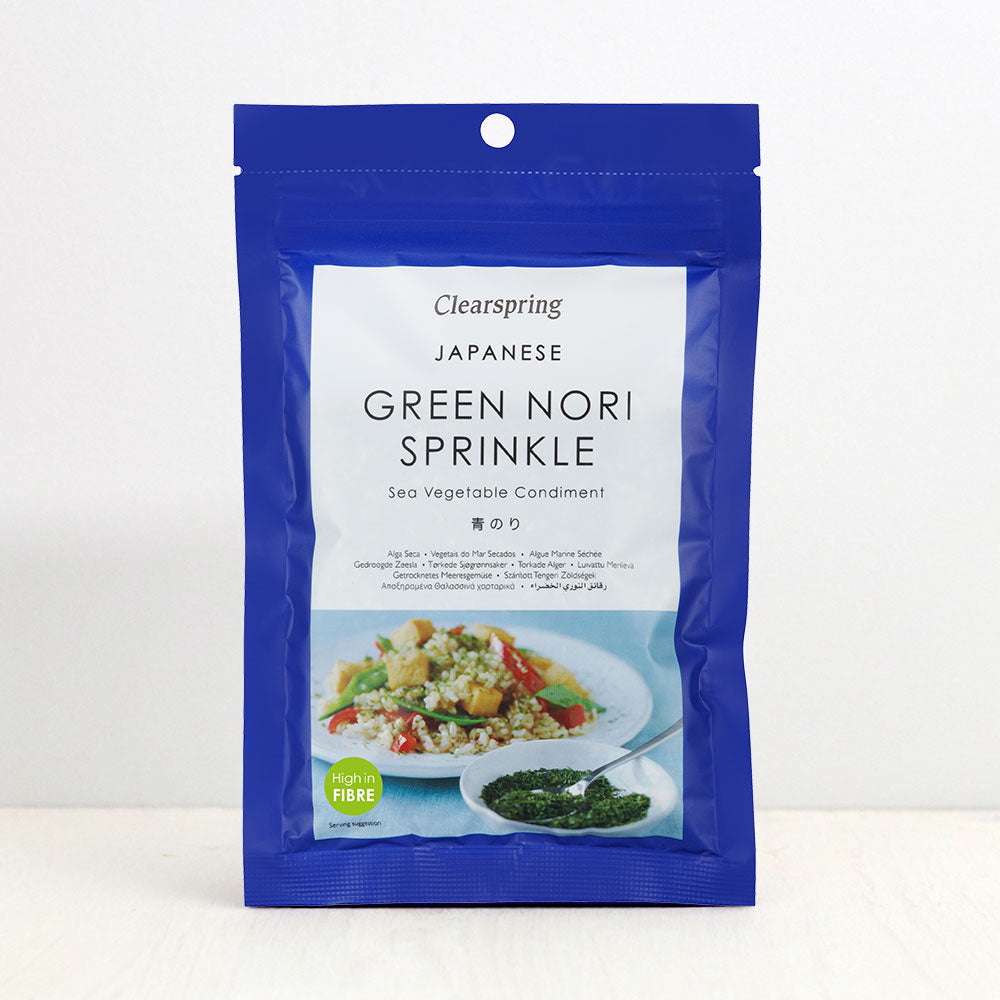 Clearspring Japanese Green Nori Sprinkle Sea Vegetable Condiment 20g Pack of 4