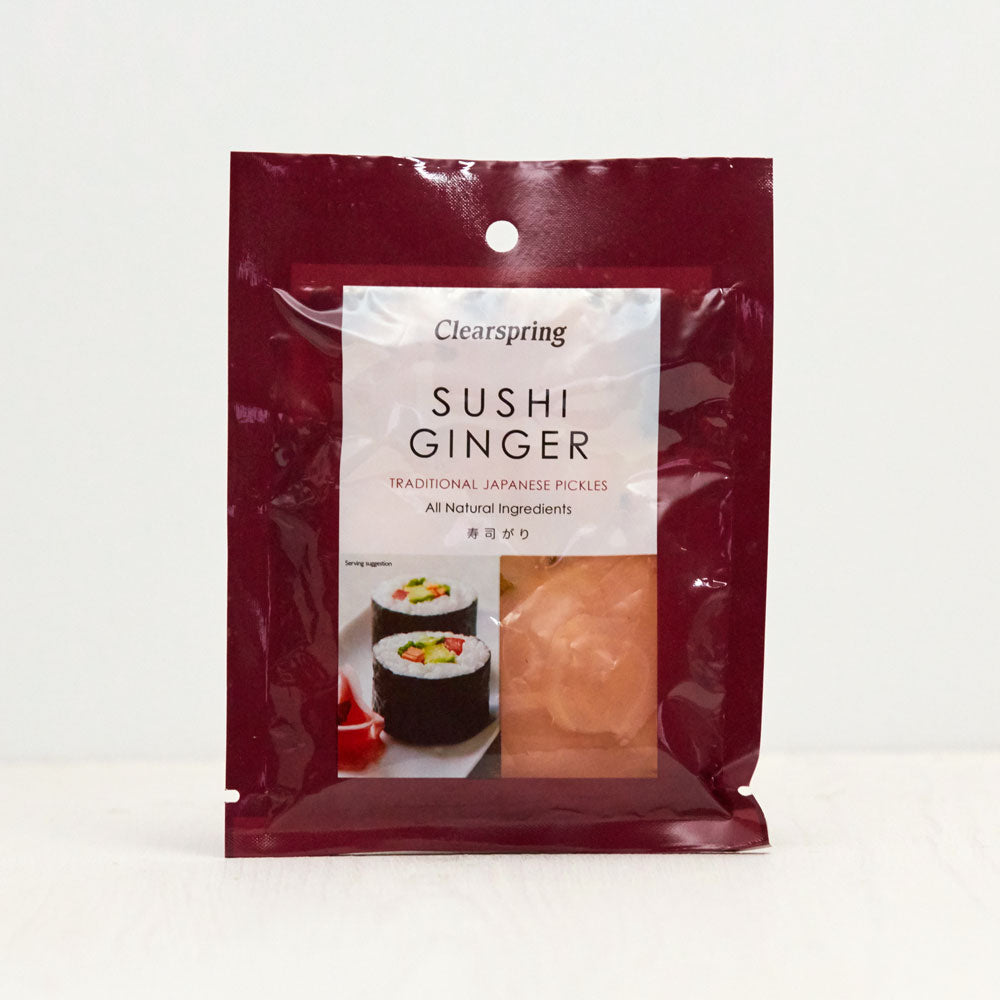 Clearspring Organic Sushi Ginger Pickle 50g Pack of 4
