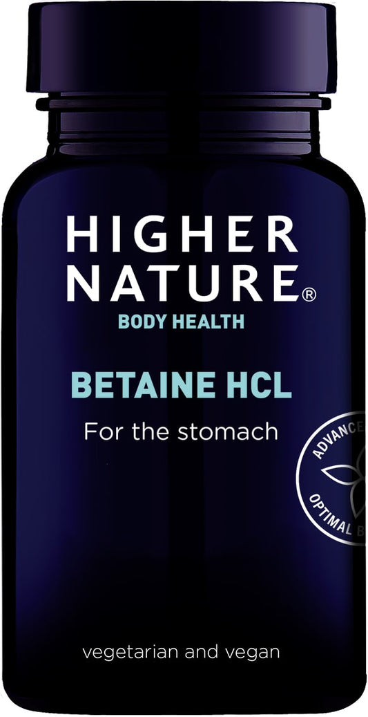 Higher Nature Betaine HCL  90 Vegetarian Capsules