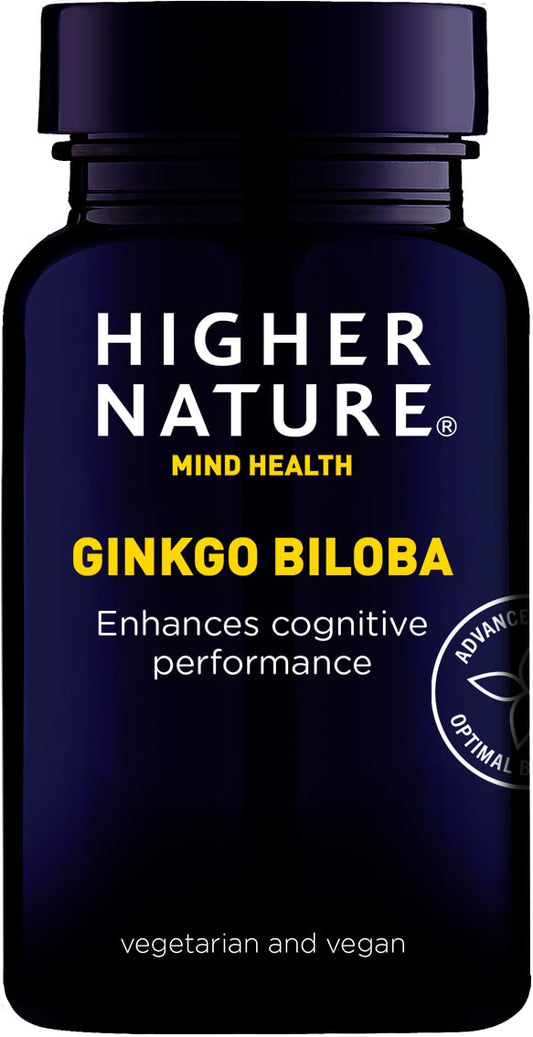 Higher Nature Ginkgo Biloba 90 Vegetarian Tablets