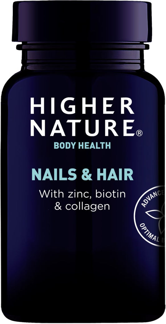 Higher Nature Nails & Hair 120 Vegetarian Capsules